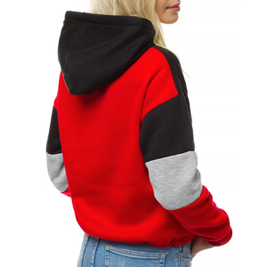 Customized High Quality Cotton <b>Women</b> Hoodies Winter Hooded Lined Casual Front Plain Long Sleeve OEM - Product Image 4