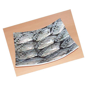 Plato de abulón, artículos de vidrio y manteles individuales con motivo de abulón natural, tamaño 20x20cm - Product Image 2