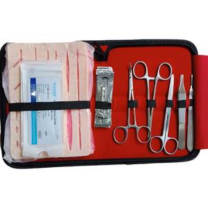 Kit de Práctica de Sutura Ortopédica en Acero para Estudiantes, Instrumentos de Sutura Médica, Set de Práctica de Habilidades Quirúrgicas - Product Image 1