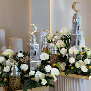 Nueva Llegada de Decoraciones Islámicas a un Precio Increíble: Torre Islámica y Luna Creciente Pulida de Alta Calidad para Ramadán - Product Image 3