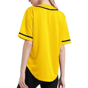Los Mejores Uniformes de Béisbol y Sóftbol Personalizados para Equipos, Camiseta de Béisbol Corta, Transpirable y Ligera con Botones - Product Image 2