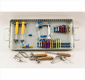 Ensemble de rétracteurs et de distracteurs cervicaux Trimline pour microchirurgie orthopédique de la colonne vertébrale, en acier inoxydable, avec mallette en aluminium C - Product Image 5