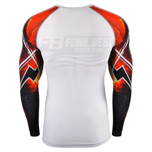Rashguard MMA Homme Haute Qualité Respirant Écologique Soutient l'Entraînement les Séances Aquatiques Sports de Plein Air Séchage Rapide - Product Image 4