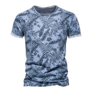 Nouveauté : T-shirts à manches courtes pour hommes, sublimation, col rond, été, style Ringer, vêtements d'extérieur, T-shirt pour hommes - Product Image 1