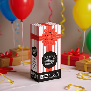 Papel de Regalo a Rayas de 70CMX2M, Artículos para Fiestas, Decoraciones Festivas - Product Image 3