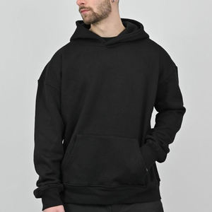 Hoodie surdimensionné pour homme personnalisable, très tendance, avec technique de broderie, pour la saison hivernale, nouveau style - Product Image 1