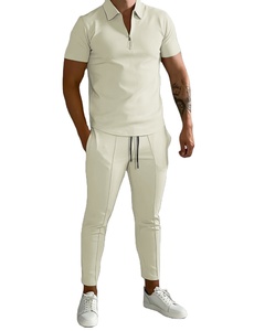 2026, venta al por mayor, polos de manga corta de algodón de alta calidad para hombres, chándal informal transpirable para correr para verano y otoño - Product Image 3