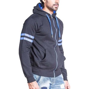 Sweat-shirt à capuche en polaire pour homme, chaud et confortable, à manches longues, avec poignets côtelés et poche kangourou, pour l'automne et l'hiver - Product Image 5