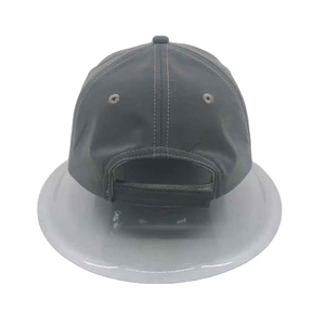 Two-Tone Baseball <b>Cap</b> 6-Panel Fitted Hat Breathable Waterproof Solid Color Unisex Casual Outdoor Wear Adult Size 58-60CM - Product Image 5