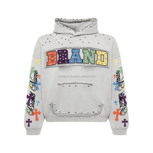 Sudadera Unisex con Estampado de Calavera y Bordado Chenille, Estilo Único, Transpirable, para Invierno, Impresión Digital, Nueva Llegada, Gran Venta - Product Image 6