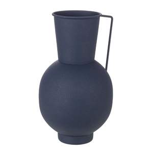 แจกันเหล็กทรงกลมสไตล์โมเดิร์นแบบนามธรรม  งานอุตสาหกรรม  ผิวด้าน  กระถางดอกไม้โลหะ  แจกันตั้งโต๊ะสไตล์ยุโรป  สำหรับดอกไม้แห้ง - Product Image 1