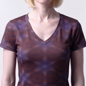 Camisetas de entrenamiento cómodas y elegantes, tela suave al tacto, material elástico, doble costura de alta calidad, camisetas de entrenamiento para mujer - Product Image 4