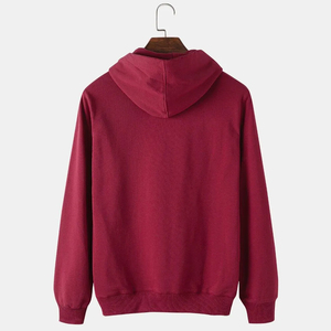 <b>Mens</b> <b>Red</b> Pullover Hoodie Fleece <b>Sweatshirt</b> Regular Fit Front Graphic Kangaroo Pocket Streetwear Casual Long Sleeve Hooded Top - Product Image 2