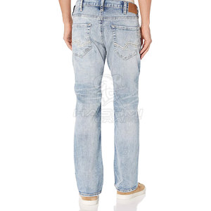 Pantalones Vaqueros Modernos y Elegantes para Hombre, Corte Ajustado, Tela Elástica, Estilo Entallado, Movimiento Cómodo, Ideal para Ropa Casual de Calle - Product Image 5