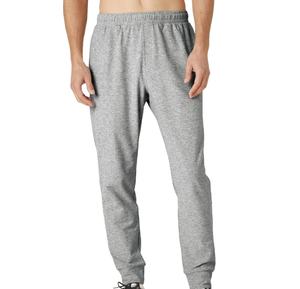 Pantalon de jogging ample à cordon de serrage en toile écologique pour homme, taille plus, délavé - Product Image 1