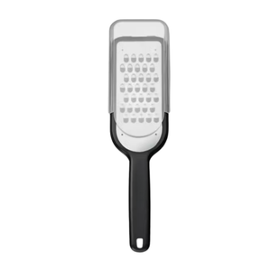 Râpe de cuisine noire en acier inoxydable à lame tranchante, poignée ergonomique, outil manuel pour râper le fromage, les légumes et les fruits - Product Image 1