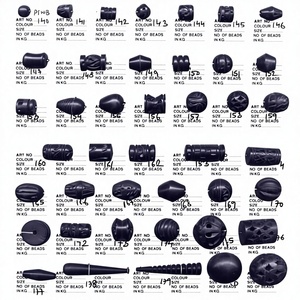 Nuevo Collar Largo de Moda Vintage Ecológico con Cuentas Sueltas de Cuerno Natural, Patrón Ovalado de Cuerno Animal, Pulido a Mano - Product Image 2