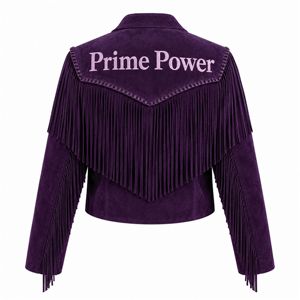 <b>Men's</b> Vintage Western <b>Suede</b> <b>Jacket</b> Fringe Tassel Cowboy Biker Coat Casual Fashion Outerwear Custom Wholesale Factory Direct - Product Image 2