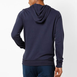 Sweat à capuche pour homme en molleton 100% coton, effet usé, confortable, doux, respirant, séchage rapide, sweat-shirt d'hiver avec poche, couleurs unies - Product Image 6