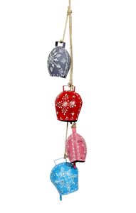 Traditional Brass Bell Pendant With Wooden <b>Top</b> For Home Decor - Product Image 4