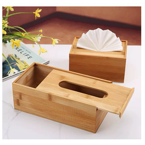 <b>Bamboo</b> Tissue natural <b>bamboo</b> material for tissue holder organization and tabletop decoration Vietnam manufacturer - Product Image 3