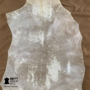 Cuir de chèvre naturel pleine peau OEM, type vellum, blanchi blanc, imperméable et durable, pour accessoires de mobilier, de confiance - Product Image 5