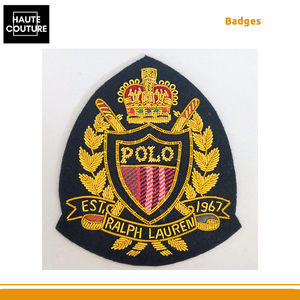 Offre incroyable - Badge en métal personnalisé fabriqué en Inde, taille 7 x 9 cm, avec feuilles et couronne, au prix le plus bas - Product Image 2