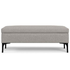 Tavolino da Caffè Rebecca con Coperchio Sollevabile, Pouf Contenitore, Sgabello Elegante e Accessorio Ottomano - Product Image 4