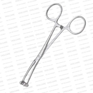 Pinzas de agarre Pitanguy Flap de 5-1/2″ (14cm) – Pinzas atraumáticas con dos dientes protuberantes para levantamiento coronal y cirugía de estiramiento facial - Product Image 4