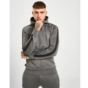 2024 Premium Men's Sports Wear Wholesale Slim Fit Streetwear Tracksuit High Quality Waterproof Anti-Shrink Knitted Latest Solid - Product Image 6