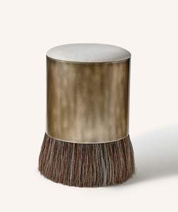 Taburete de Aluminio de Lujo de Alta Calidad en Venta, Muebles de Primera Calidad, Taburete Metálico con Acabado Dorado, Otomanas de Latón - Product Image 6