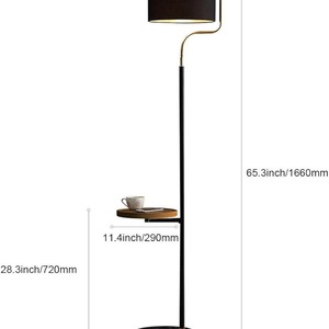 Lampe de sol industrielle en métal noir avec design en cage et support E27 pour éclairage intérieur moderne - Product Image 6