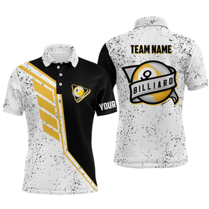 Polo de billard pour homme en vente en ligne, design sportif à séchage rapide, manches courtes, toutes tailles disponibles - Product Image 1