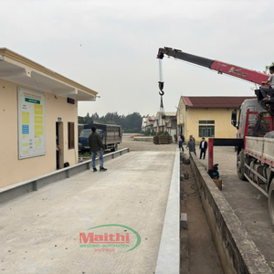 Báscula de Plataforma de 120 Toneladas, Clase de Precisión 3, Rango de Pesaje 200-120.000 kg, Plataforma de Hormigón Reforzado, Personalizable - Product Image 3