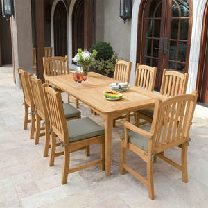 Sillón Tradicional de Madera de Teca con Estructura Resistente, Ideal para Comedores al Aire Libre, Restaurantes y Resorts - Product Image 6