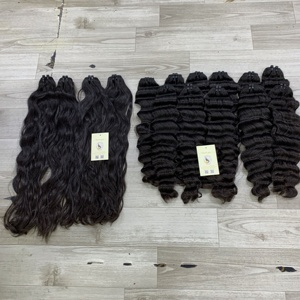 Extensions de Cheveux Humains Vietnamiens Bruts de Haute Qualité, Noirs Naturels, Ondulés, Double Trame, Tissées à la Machine - Product Image 5