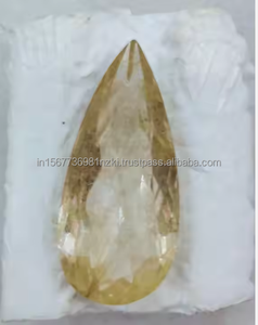 พลอยควอตซ์ทรงเหลี่ยมตัดเป็นสี่เหลี่ยมสีทองธรรมชาติ100% อัญมณีทรงหลวมเครื่องประดับแบบหลวมทำมือตัด - Product Image 2