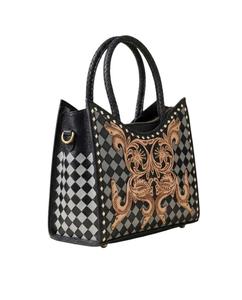 Western Handtooled Genuine Leather Animal Prints Handmade Vintage <b>Boho</b> Fashion Waterproof Single Strap <b>Bags</b> for Women - Product Image 3
