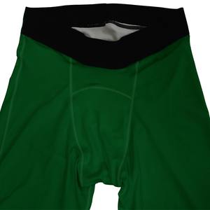 Pantalones de compresión de una pierna para baloncesto, mangas antibacterianas de secado rápido, de elastano/poliéster/algodón estampado, con cintura elástica. - Product Image 6