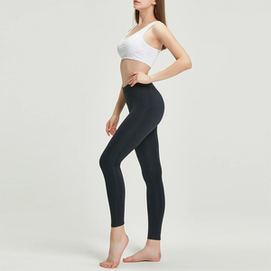 Legging thermique pour femme, longueur genou, couleur unie, extensible, style basique, toutes saisons, tissu en spandex et nylon, pour un usage quotidien - Product Image 5