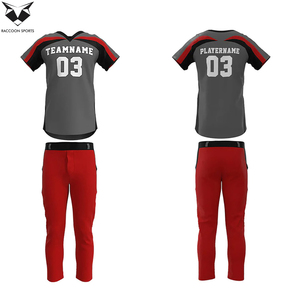 Lightweight High Demand Custom Printing Wholesale Rate Eco Friendly Fabric Adult Team Wear Short Sleeve <b>Baseball</b> Uniform - Product Image 2