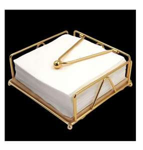 Support de serviettes en laiton pour dîner et table à café, porte-mouchoirs en laiton, vente en gros, produit le plus vendu - Product Image 3