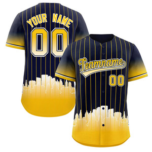 Maillots de baseball personnalisés pour hommes et jeunes, respirants, grandes tailles, imprimés, avec logo brodé sur mesure – Vente en gros - Product Image 4