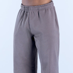 Pantalon de jogging pour homme surdimensionné à jambe droite, en molleton de coton épais, avec logo personnalisé OEM, idéal pour la gym et le streetwear, vente en gros - Product Image 6