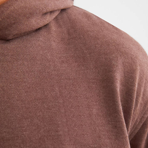 <b>Mens</b> French Terry Hoodie Lightweight Pullover <b>Hooded</b> Sweatshirt Relaxed Casual Fit Soft Cotton Streetwear <b>Top</b> Long Sleeve Spring - Product Image 4