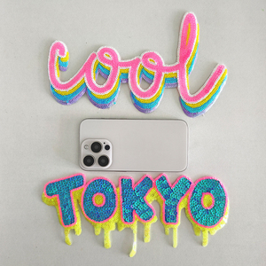 Parche Termoadhesivo de Lentejuelas con Letras de Moda - Product Image 5