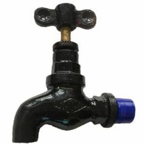 Waterboss 15mm Cast Iron Bib Cock 400G Heavy Duty Industrial Plumbing Fitting High Pressure Flexible OEM ISO Certified Water - Product Image 2
