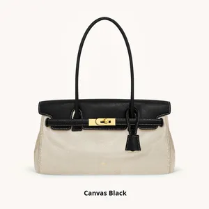 Sac à bandoulière en cuir véritable de luxe léger transfrontalier, nouvelle collection automne-hiver, avec fermeture à pompon pour femme. - Product Image 3
