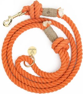 Premium Handmade Braided Rope <b>Dog</b> <b>Leash</b> for Small <b>Dogs</b> – Organic Cotton Pet Lead, Strong Durable Lightweight Walking <b>Leash</b> - Product Image 1