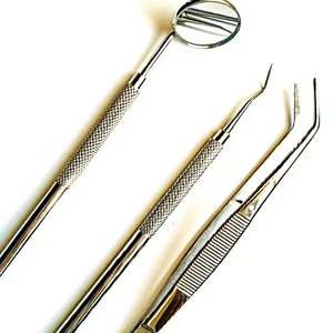 Kit de Herramientas de Examen Dental de Precisión, Sonda Dental de Acero Inoxidable, Espejo Bucal y Pinzas, Instrumentos Quirúrgicos Manuales con Certificación CE - Product Image 3